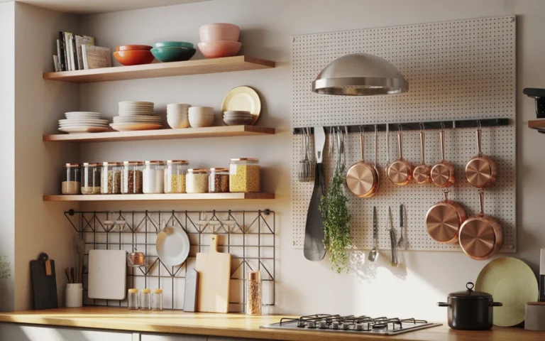 kitchen wall storage organization ideas
