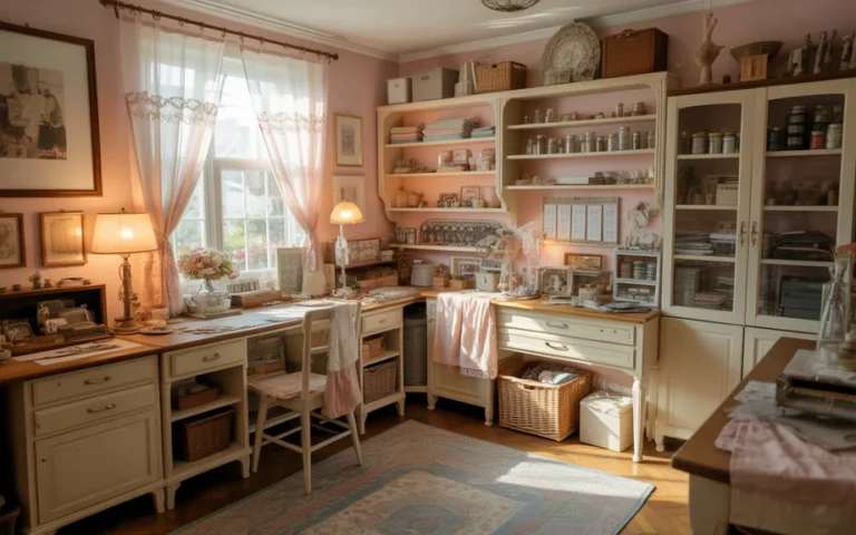 vintage craft room ideas