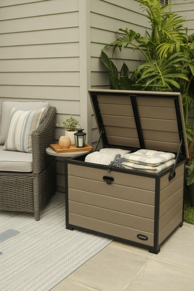 Add a Compact Deck Storage Box