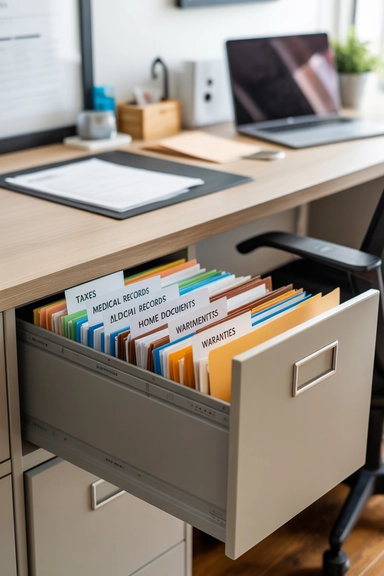 Use a File Organization System for Important Documents