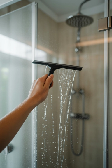 A Squeegee in the Shower Saves You Deep Cleans