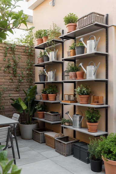 Install Vertical Wall Storage Shelves