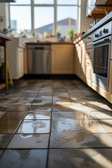 Oxygen Bleach Powder Cleans Large Floor Areas Without Scrubbing