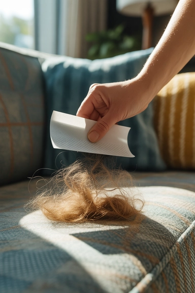 15 Dryer Sheet Cleaning Hacks That Actually Work 5 Pet Hair on Upholstery Comes Off Fast