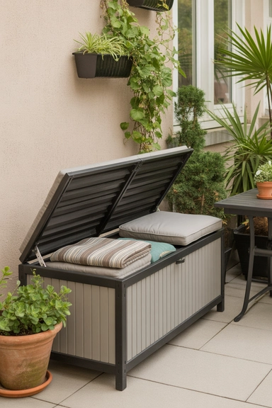 Use a Storage Bench for Seating and Storage