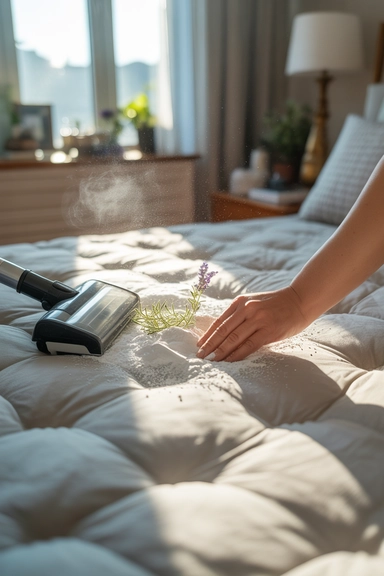 Lavender Oil Freshens Mattresses Between Washes
