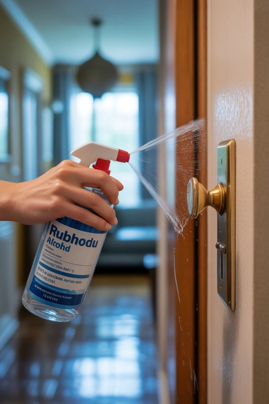 Rubbing Alcohol from Dollar Tree Disinfects Without Residue
