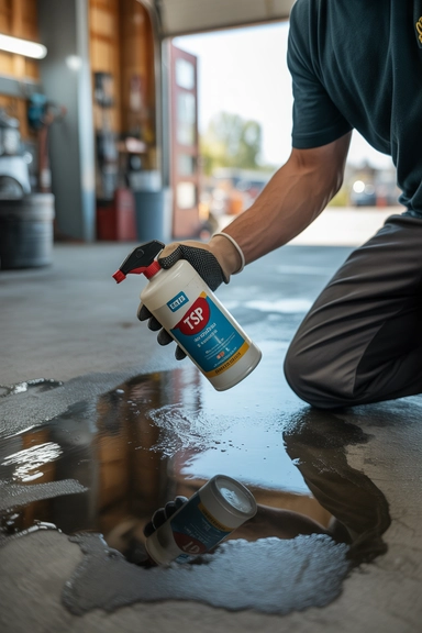 15 Garage Cleaning Hacks to Clean and Organize Fast 6 Trisodium Phosphate Cuts Through the Worst Garage Floor Grease