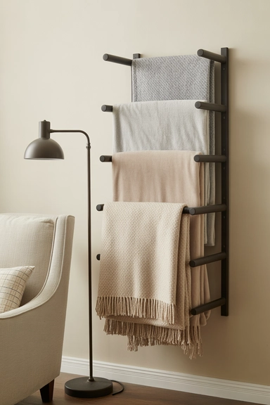 Install a Wall Blanket Holder