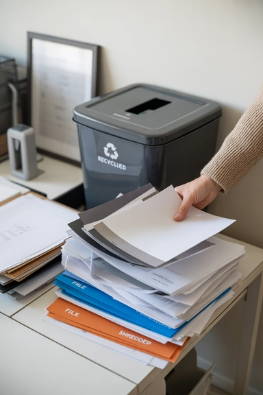 Use a Weekly Paper Decluttering Routine