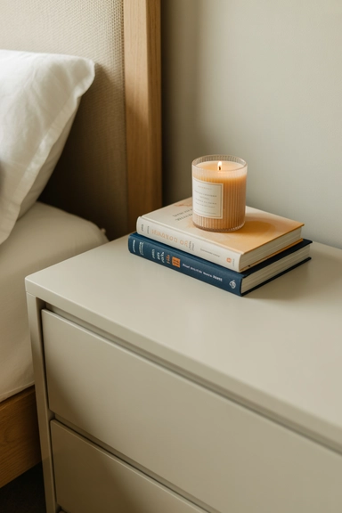 23 Bedroom Dresser Organization Ideas for a Clutter-Free Room 9 Style a Minimal Book Stack for Functional Decor