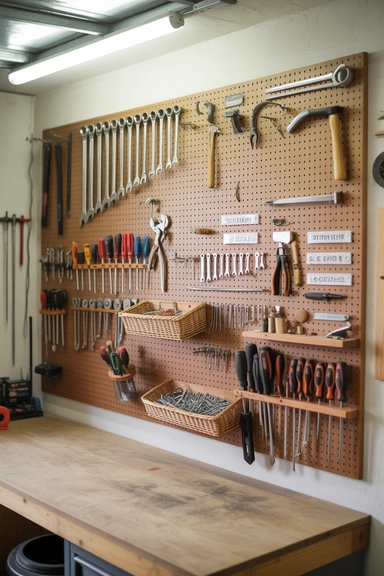 23 Tool Storage Ideas That Keep Your Workspace Organized 2 Pegboard Tool Walls That Keep Everything Visible