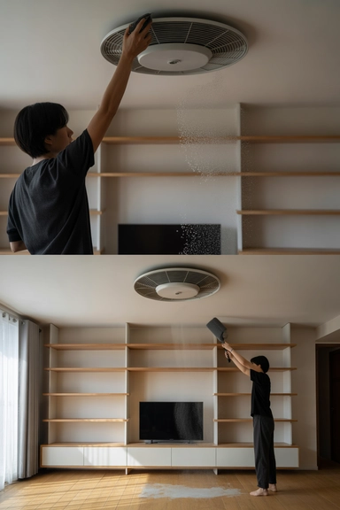 15 Living Room Cleaning Hacks for a Tidier Space 2 Always Clean Top to Bottom