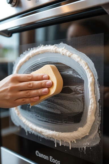 15 Oven Door Cleaning Hacks for a Clear View 2 Baking Soda Paste Is Where Every Oven Door Clean Starts