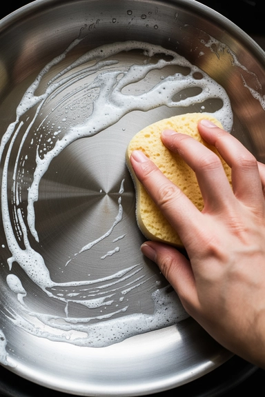 15 Kitchen Pan Cleaning Hacks to Remove Buildup 2 Baking Soda and Dish Soap Paste Works Better Than You Think