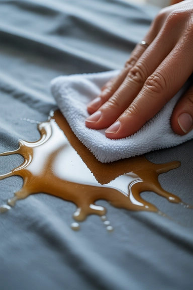 Never Rub a Fresh Stain