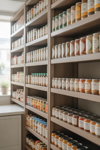 22 Pantry Shelf Organization Ideas That Work 2 Tiered Shelf Risers That Eliminate Hidden Rows