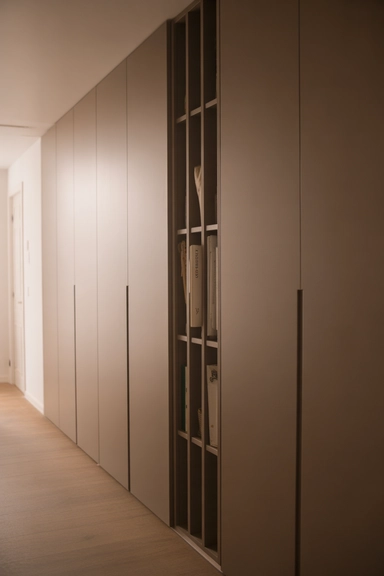  Ultra-Slim Wall Cabinets with Push-Open Doors