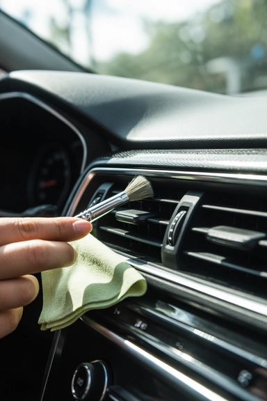 Use a Soft Brush to Clean Dust from Air Vents