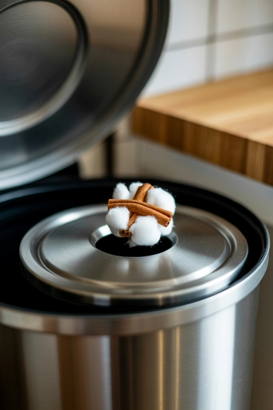 Cinnamon Oil Deodorizes Trash Cans Naturally