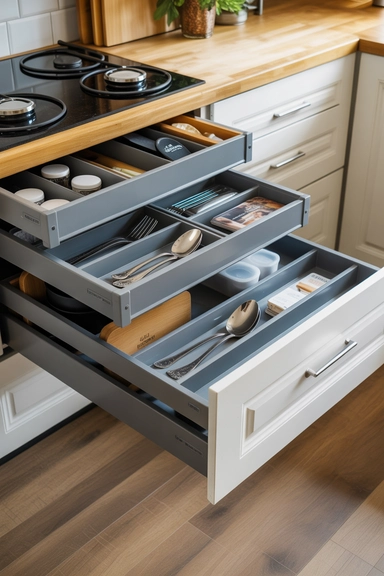 Expandable Drawer Dividers for Large Drawers