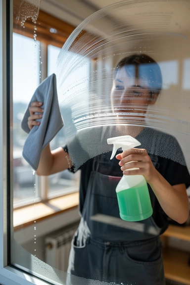 White Vinegar and Water Clean Windows Perfectly