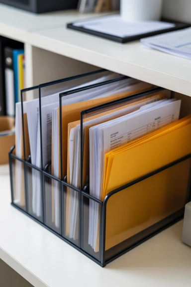 Use Clear File Folders for Quick Access