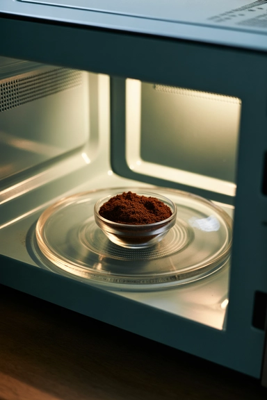 Coffee Grounds Absorb Lingering Odors Overnight