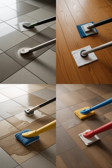 Kitchen Floor Cleaning by Floor Type