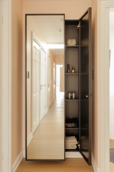  Mirror Cabinet with Concealed Storage Depth