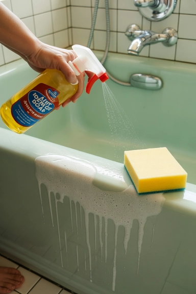  No-Scrub Spray Method for Fast Bathtub Cleaning