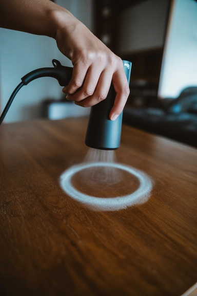 Remove Water Rings From Wood With a Hairdryer