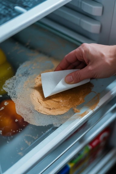 Spills on the Fridge Floor