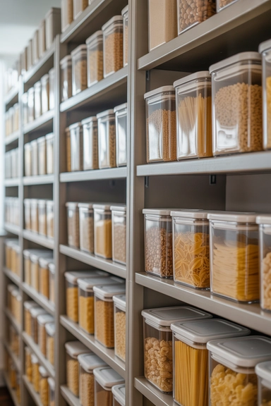 Stackable Airtight Containers That Eliminate Wasted Gaps