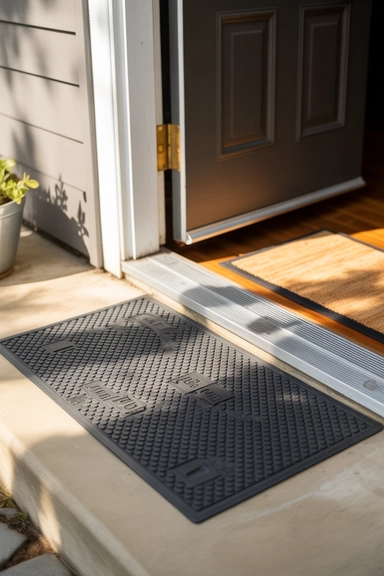 21 Dusting Hacks to Keep Your Home Dust Free 11 The Two Doormat System That Stops Dust at the Door