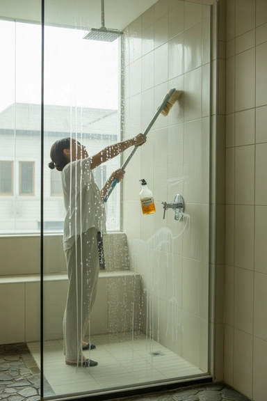 21 Bathroom Shower Cleaning Hacks for a Spotless Bathroom 11 Walk-In Shower Cleaning Hacks That Keep You Dry
