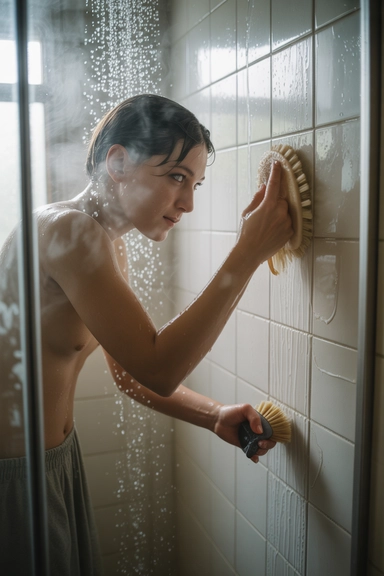 Clean the Shower While You Are Already in It