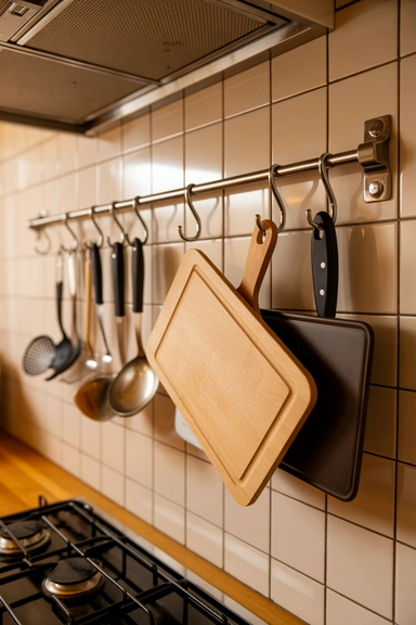 21 Cutting Board Organization Ideas for Small Kitchens 12 Hanging Rail Systems for Easy Board Access