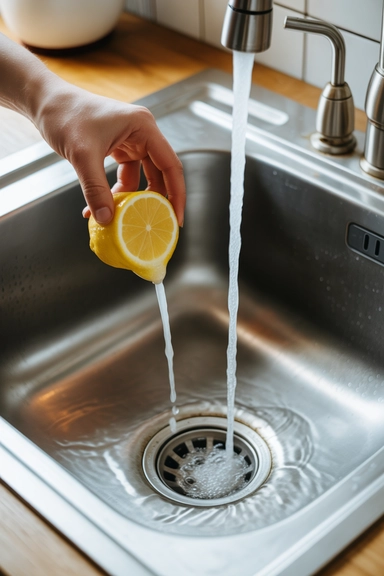 Lemon Dish Soap from Dollar Tree Deodorizes Drains
