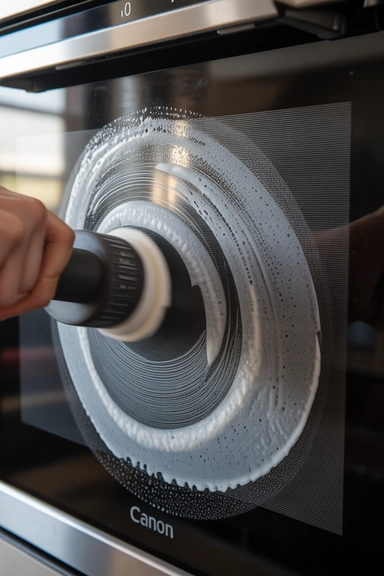 15 Oven Door Cleaning Hacks for a Clear View 12 Bar Keepers Friend on Persistent Staining