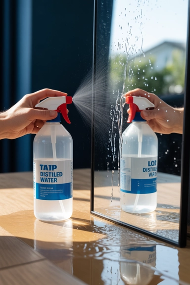15 Mirror Cleaning Hacks for a Streak Free Finish 12 Distilled Water Instead of Tap Water
