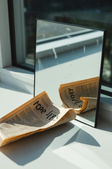 Newspaper for Streak Free Glass
