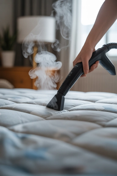 15 Mattress Cleaning Hacks to Deep Clean Your Bed 12 Steam Cleaning for Dust Mites