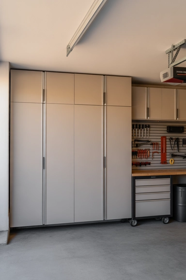 23 Tool Storage Ideas That Keep Your Workspace Organized 13 Garage Cabinets for Clean Hidden Storage