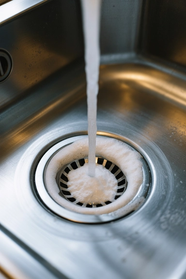 Baking Soda and Vinegar in Drains
