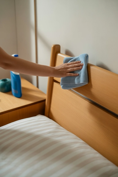 Clean Bed Frames and Headboards Too
