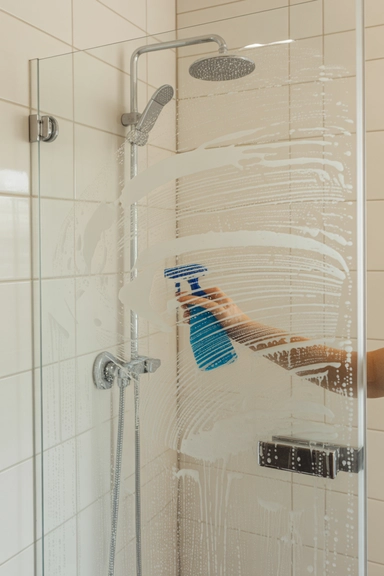 Shower Door Cleaning Hack That Clears Cloudy Glass