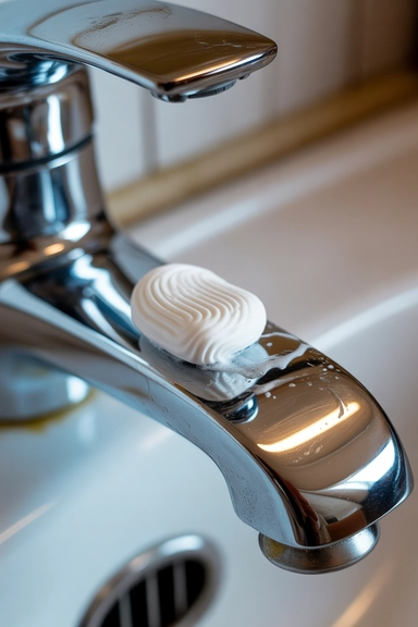 15 Limescale Cleaning Hacks to Remove Buildup Fast 13 Toothpaste on Light Chrome Deposits