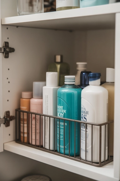Use Narrow Vertical Bins for Tall Bottles