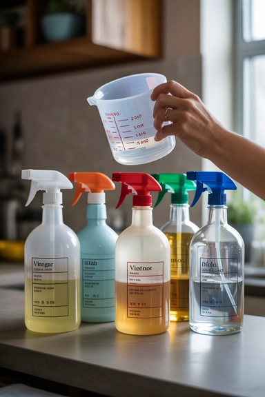 Spray Bottles from Dollar Tree Let You Make Custom Cleaners